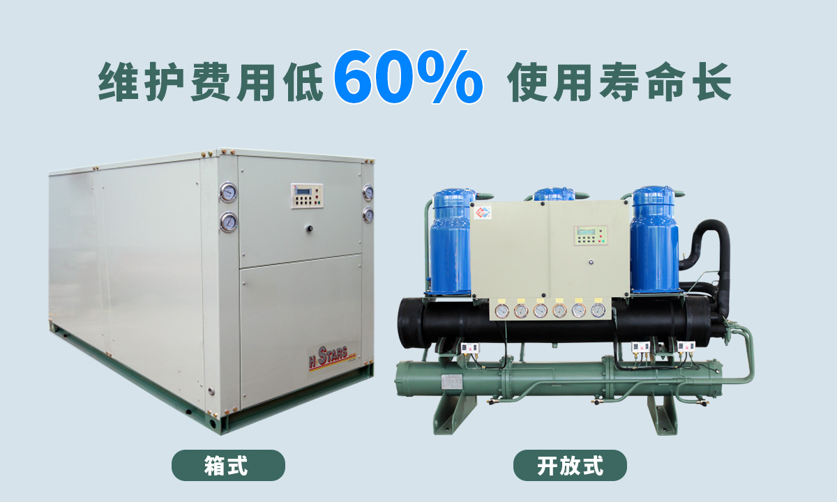 恒星渦旋式水源熱泵機組農業大棚恒溫項目 年省40萬