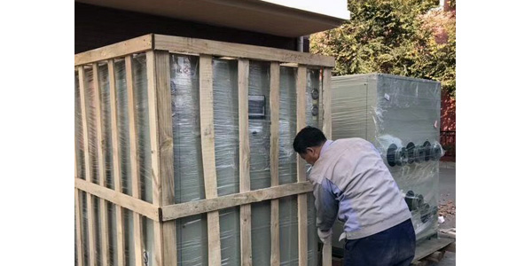 渦旋式水源熱泵機組廠家完成測試,用戶安裝簡便